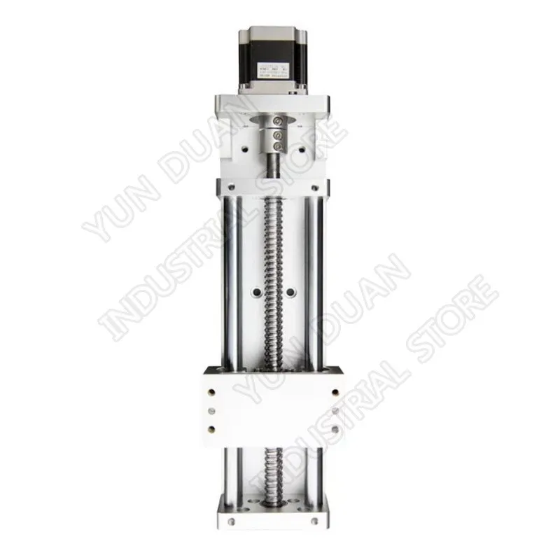 Шаговый двигатель 400 мм скользящий стол поперечная направляющая линейный рельс