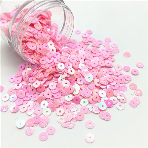 AB pink 2000 шт 4 мм блестки плоские круглый из ПВХ свободные блестки ремесла блестки швейная одежда асессуары для украшения DIY Lentejuelas Para Coser - Цвет: AB pink