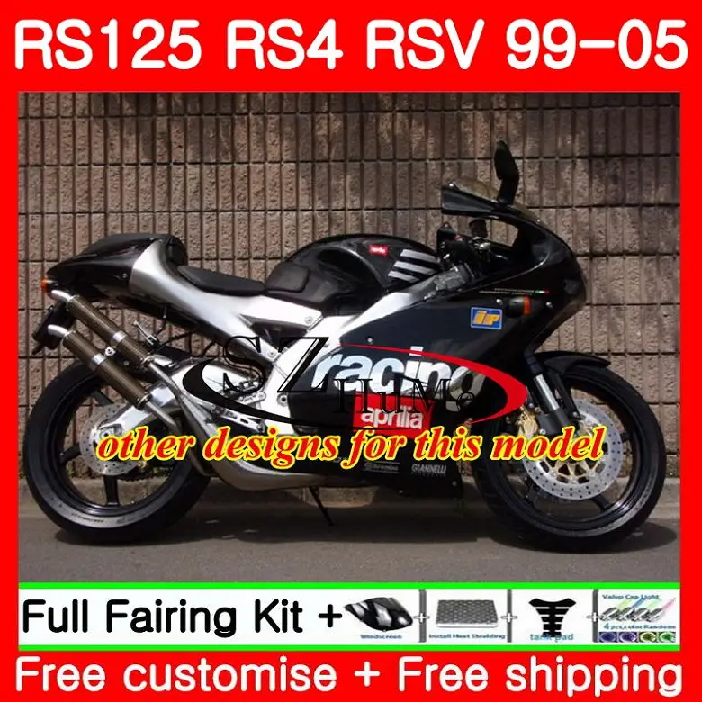 Чехол для Aprilia RS 125 2000 2001 2003 2005 84SH4 RS4 RSV125 RS125 99 00 01 02 03 04 05 глянцевый черный|body|body blackbody