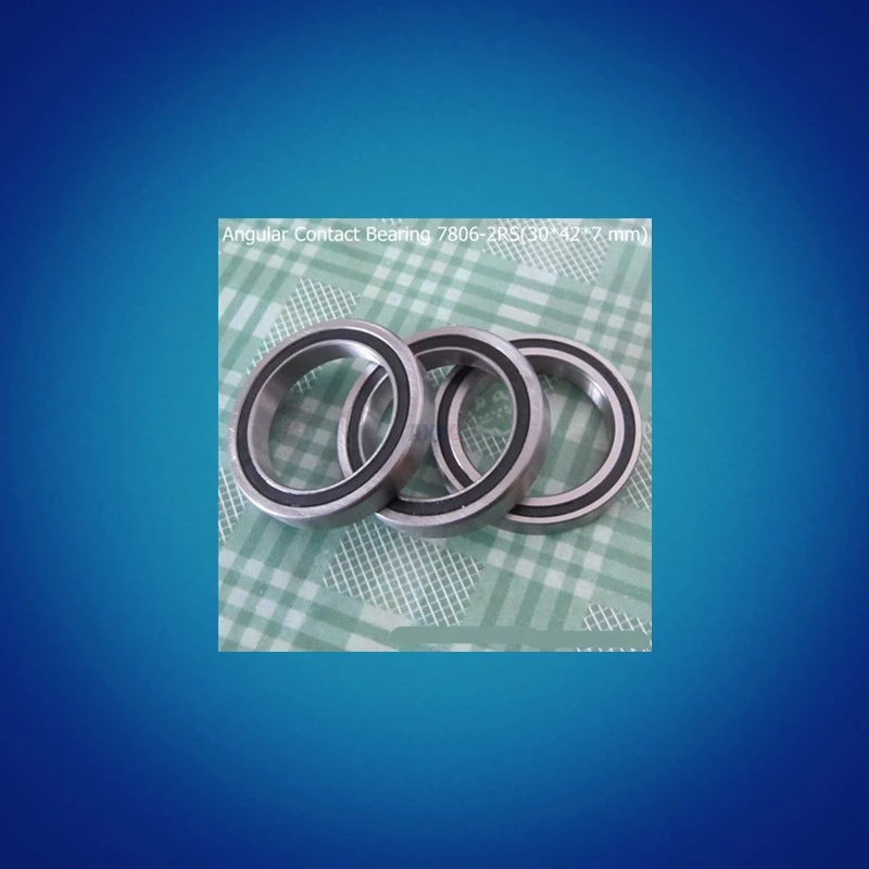 Free shipping 1pcs 7806-2RS (30*42*7mm) Bicycle Bottom Bracket Repair Parts BB30 7806 2RS Angular Contact Ball Bearings 7806RS |