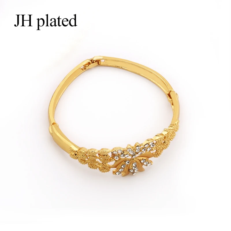 JHplated изысканные роскошные Дубаи Ювелирные наборы золотого цвета Индия Нигерия