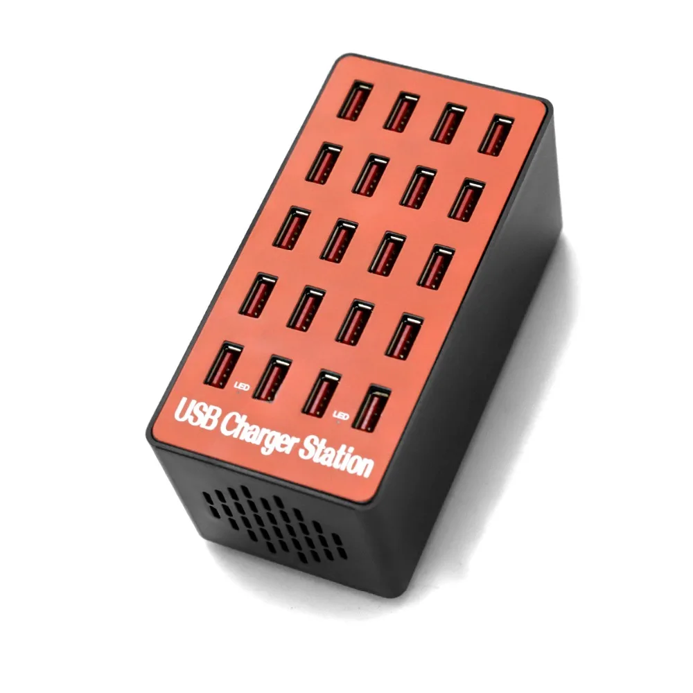 Портативное зарядное устройство SOONHUA с 20 портами USB 5 В usb выход быстрая зарядка