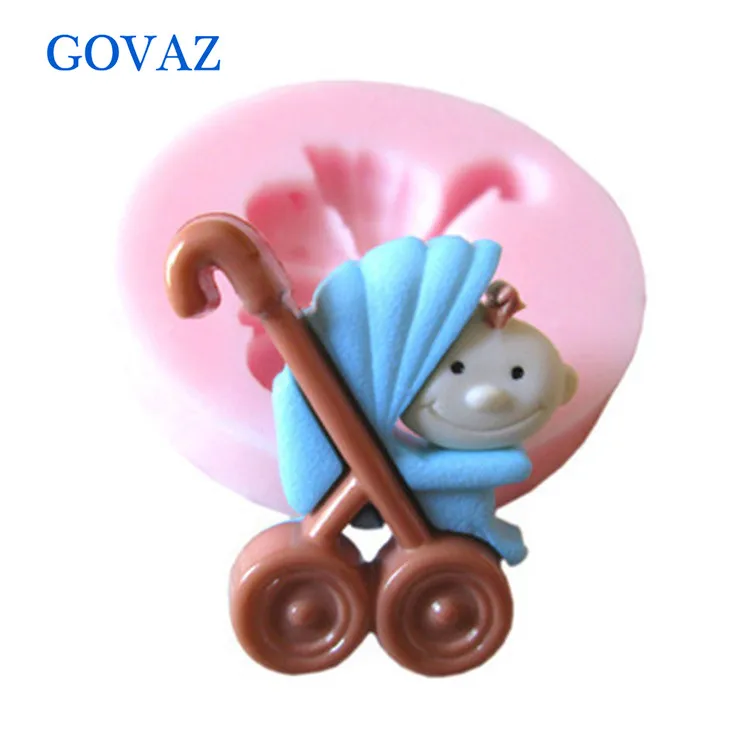 Новое поступление силиконовая 3D форма карета для детей мыла инструменты