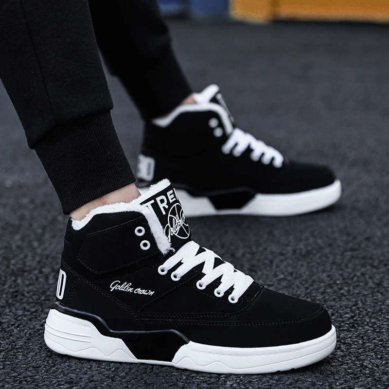 Генрих мужские кроссовки 2018 зимняя мужская повседневная обувь теплая удобная