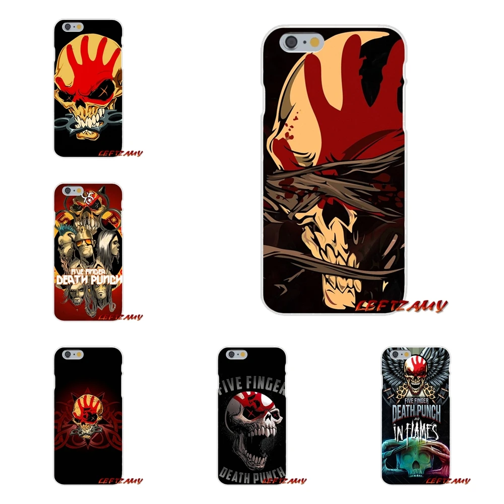 Прозрачный мягкий чехол Чехлы five finger death punch Череп для samsung Galaxy S3 S4 S5 мини S6 S7 край S8