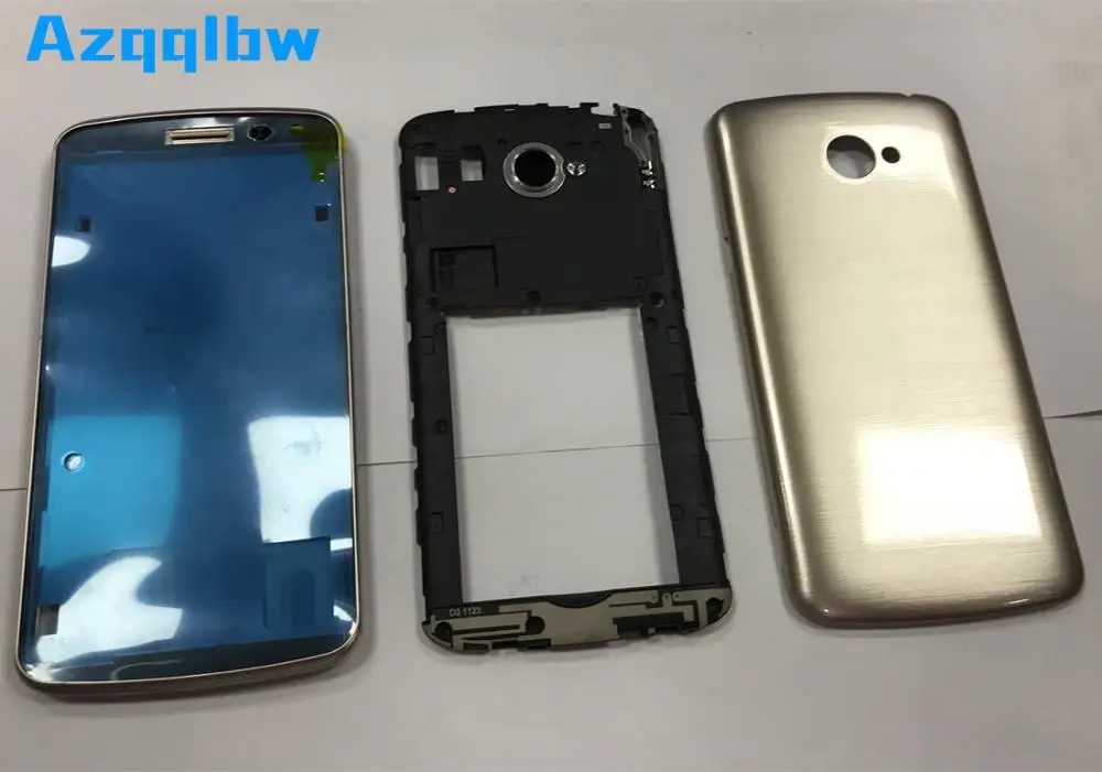 

Azqqlbw For LG K Series K5 X220 X220MB X220DS middle frame+back frame+ Battery Cover Case Back Door Back Housing battery case