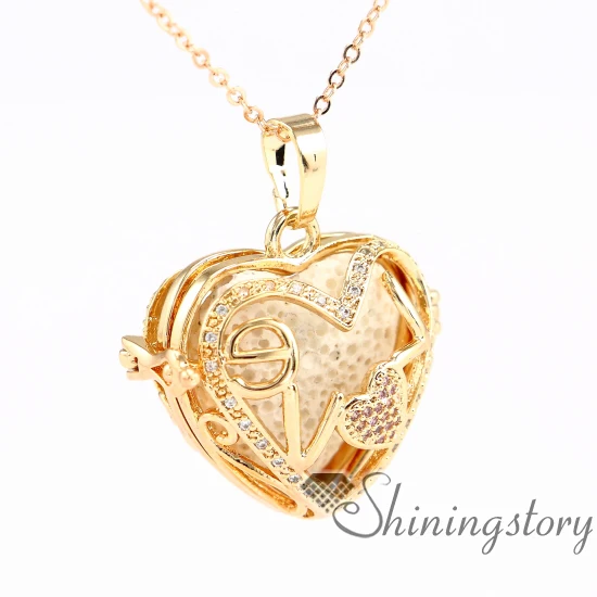 Сердце металлический вулканический камень сердце образный медальон