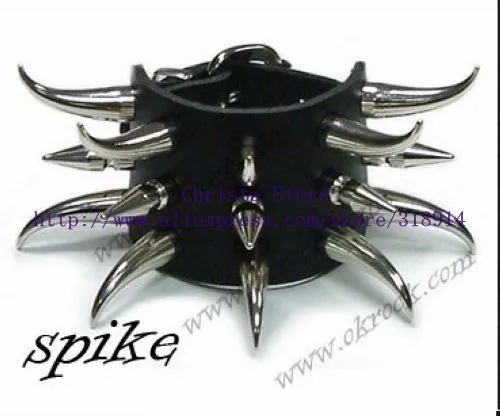 100 шт. 7*20 мм серебряный рог для ногтей в стиле панк-рок шип изогнутая пуля