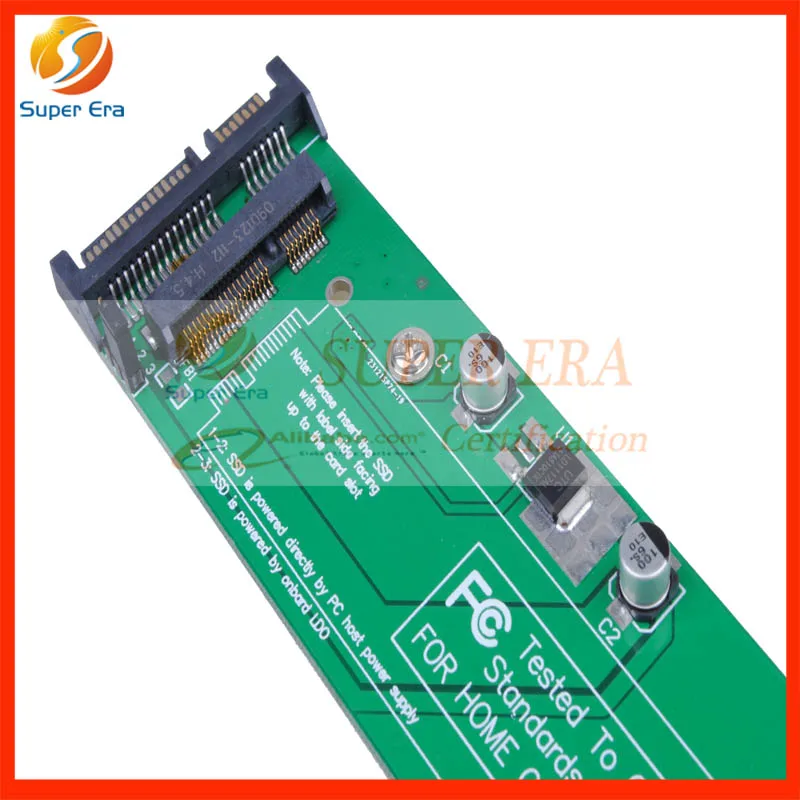10 шт./лот SSD карта на SATA адаптер Корпус для Macbook Air 11 дюймов 13 A1370 A1369 с высоким
