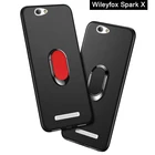 Чехол Wileyfox Spark X 5,5 дюйма, мягкий черный силиконовый магнитный автомобильный держатель с кольцом, чехол для телефона Wileyfox Spark X