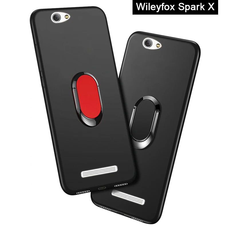 Чехол Wileyfox Spark X 5 дюйма мягкий черный силиконовый магнитный автомобильный