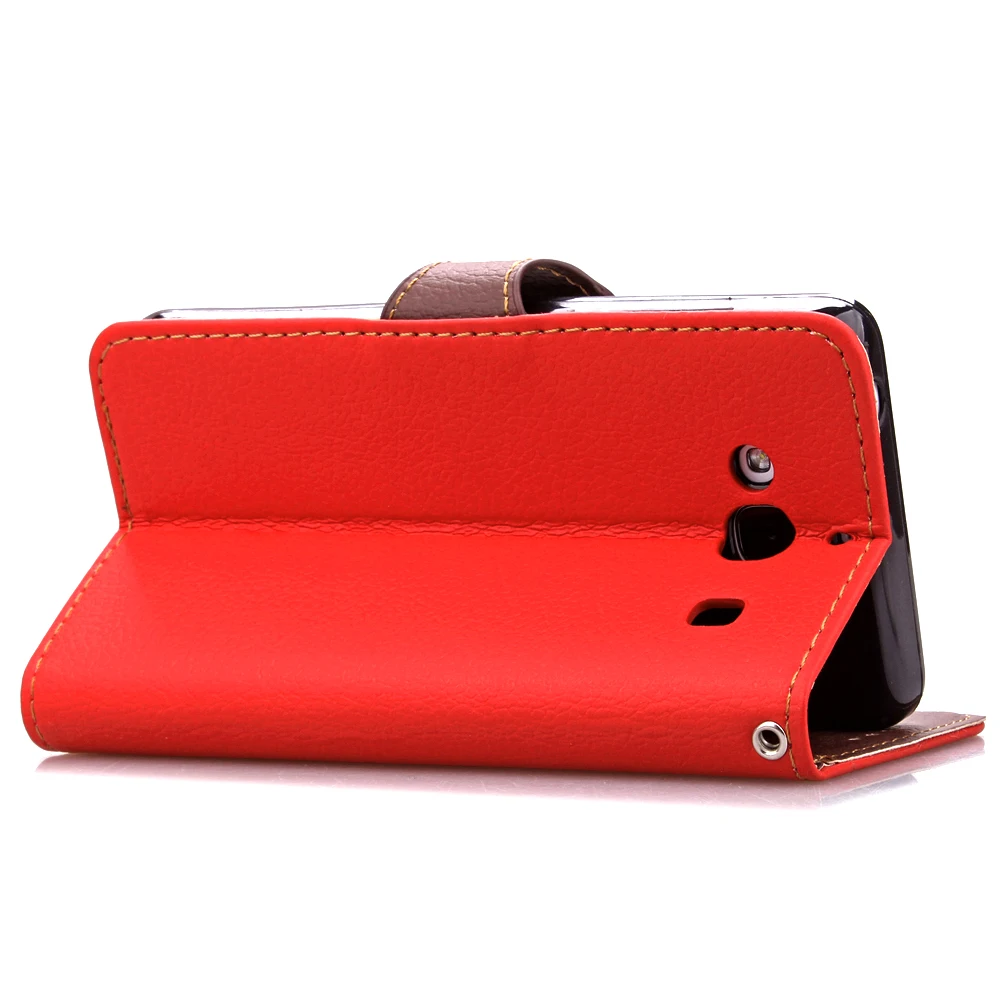 2015 For Xiaomi Redmi Hongmi 2 2A Case Silicone +PU Leather Wallet Card Holder Stand Magnetic |