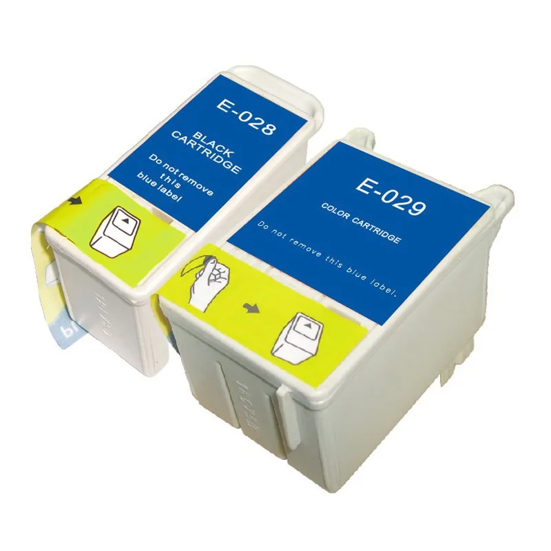 

Full Ink 2 PCS Ink Cartridge T028 T029 Printer for Epson C60 61 CX3100 with chip