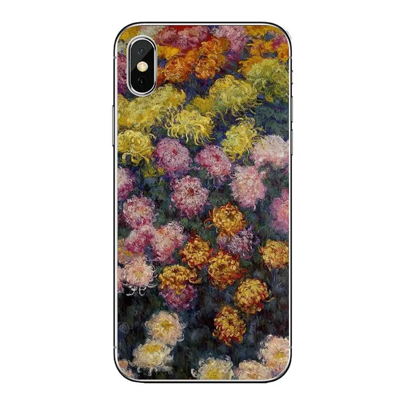 For Samsung Galaxy A5 A6 A7 A8 A9 J4 J5 J7 J8 2017 2018 Plus Prime Hot Sale oil painting Claude Monet Transparent Soft Cover Bag |