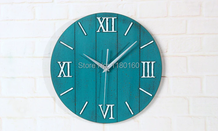 Сделать стиль ретро пастырской старинные деревянные настенные часы Северной