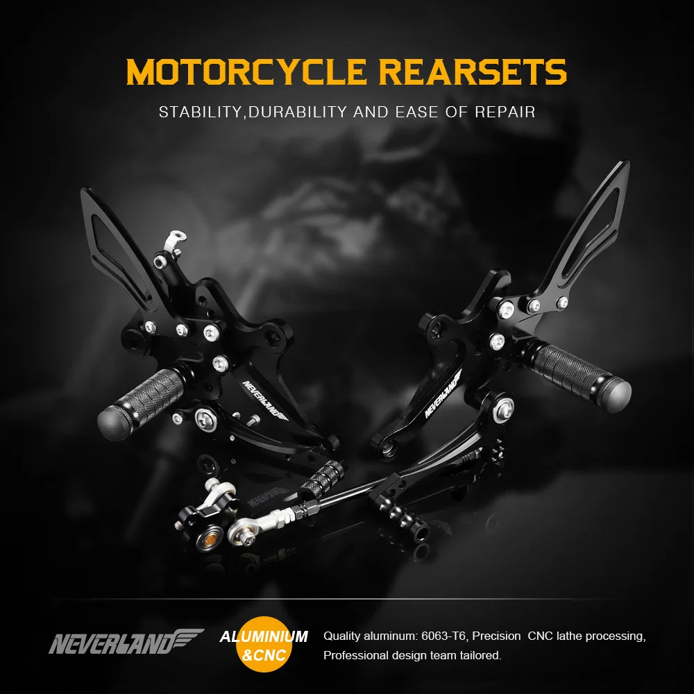 CB1000R 2008 2009 2010 2011 2012 2013 Rearset подножки мотоцикл подножки Сзади наборы для ухода за кожей ног колышки для HONDA