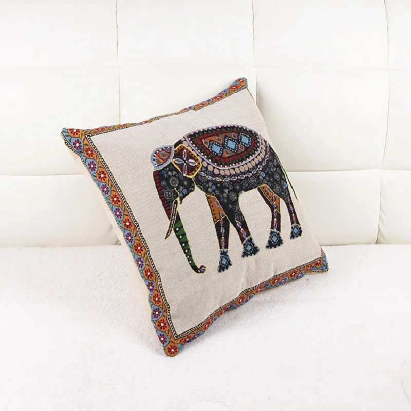 Чехол для диванной подушки льняной в европейском стиле|decorative throw pillows case|cushion