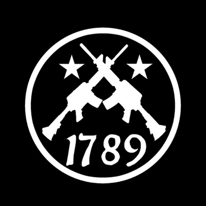 YJZT 14 9*14 9 см таинственный 1789 пистолет интересный автомобильный стикер виниловое