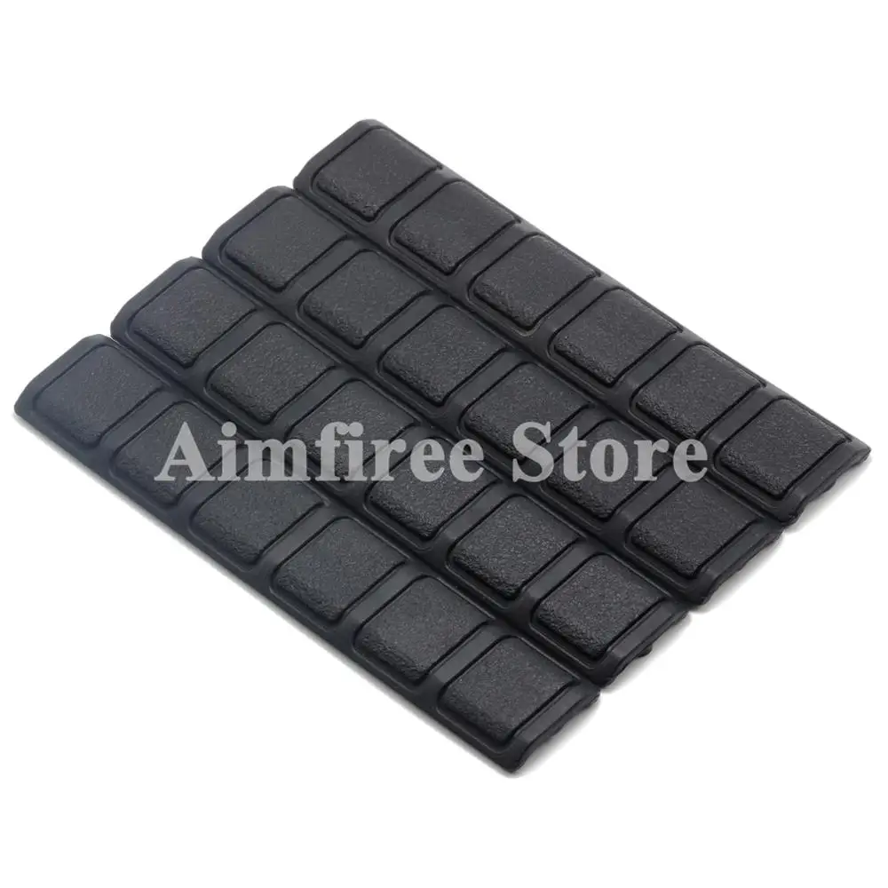 Тактический 4 шт. резиновый KeyMod мягкий рельсовый чехол рельсовые панели B Тип