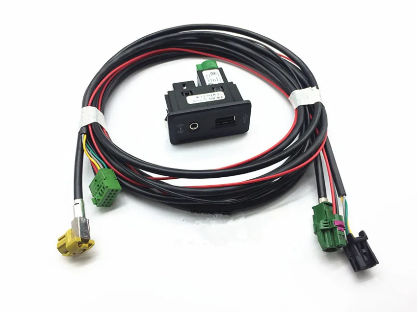 Для гольфа 7 MK7 CARPLAY USB AUX CarPlay MDI AMI установить розетка проводов 5QD035762E 5G0035222E|Рукоятки