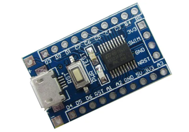 10 шт./лот DIY набор деталей для ARM STM8 макетная плата минимальная системная STM8S103F3P6
