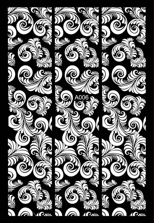 A006 White 3D наклейка для ногтей, наклейка на заднюю панель, роскошный дизайн, все для маникюра, белая наклейка, украшение для ногтей, аксессуары для ногтей DIY - Цвет: A006 White