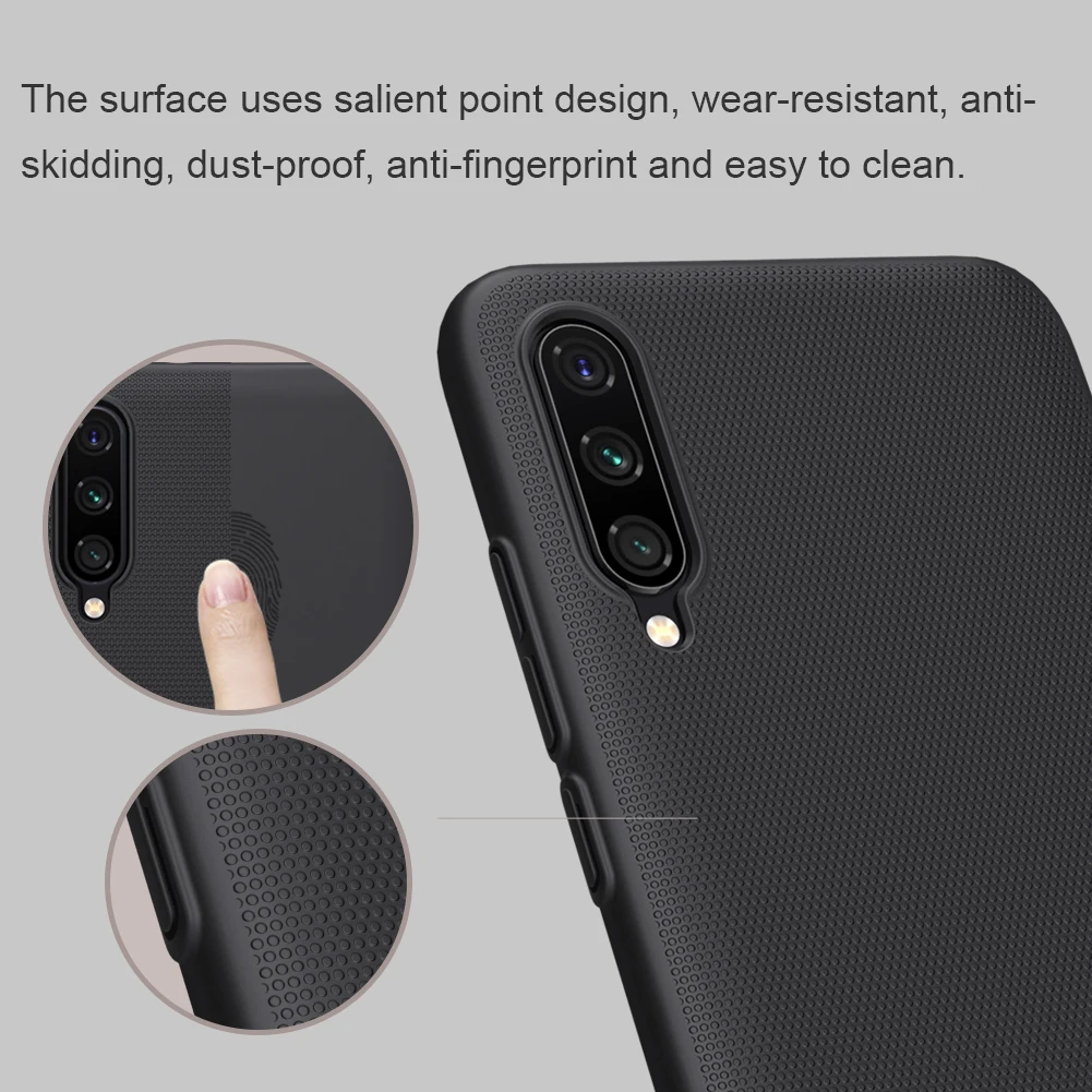 Для Xiaomi Mi CC9e Nillkin жесткая Защитная матовая задняя крышка из ПК для CC9
