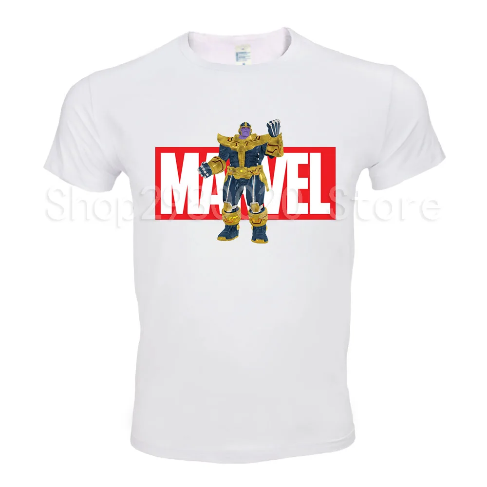 2018 новый модный бренд MARVEL футболки Мстители Бесконечная война Футболка мужская с