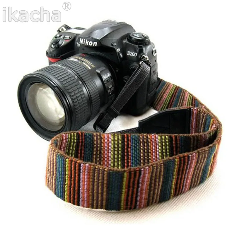 Мягкий нашейный ремень в винтажном стиле для DSLR камеры Nikon Canon|camera grip|camera bags and