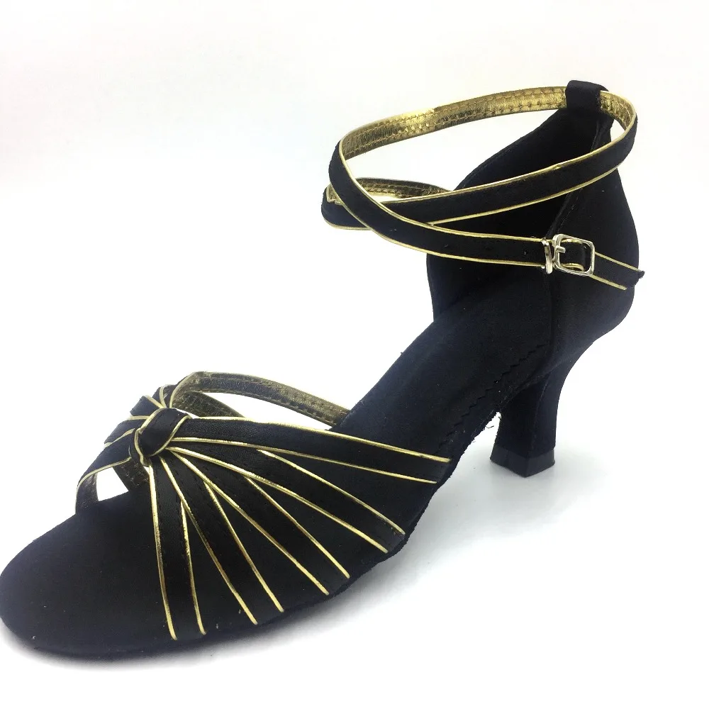 Бесплатная доставка женская обувь для латинских танцев на высоком каблуке 5/7 см