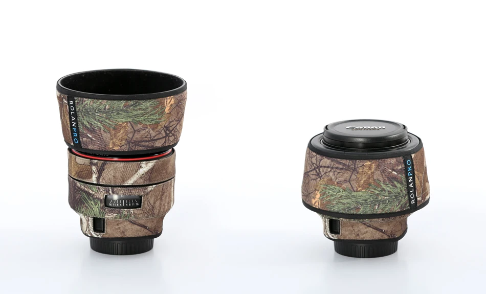 Защитный чехол для объектива камеры ROLANPRO камуфляжный Canon EF 85 мм f1.2L II USM защитный SLR