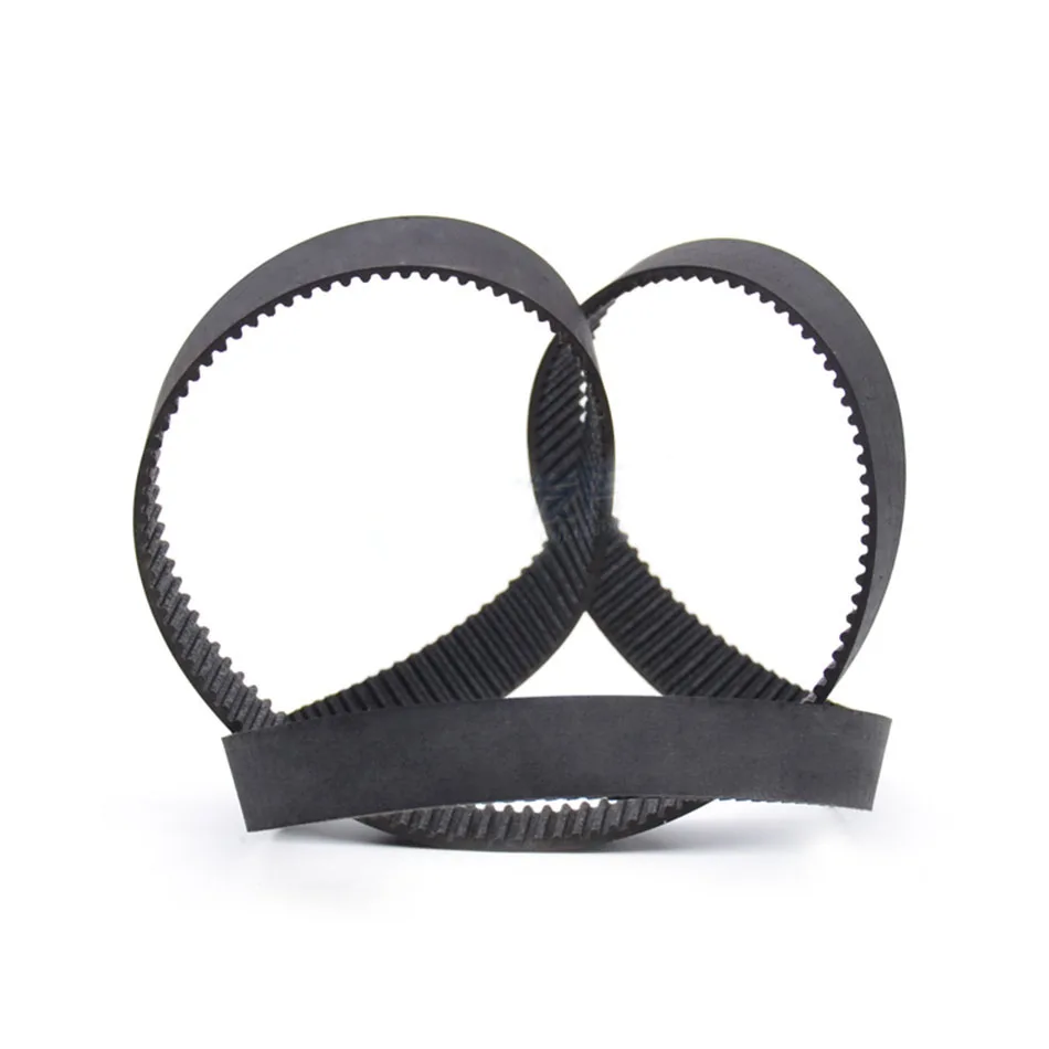 

HTD3M Black Rubber Closed Loop Timing Belt Synchronous Belt Length 222/225/228/231/234/237/240/246/249/252mm Wideth 10 15mm