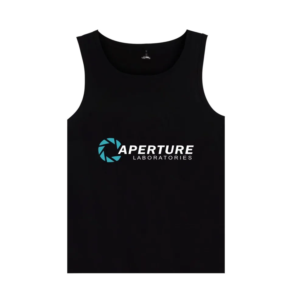 Мужские летние майки Aperture Science Games модные хлопковые майки|fashion tank top men|tank menmen summer vest