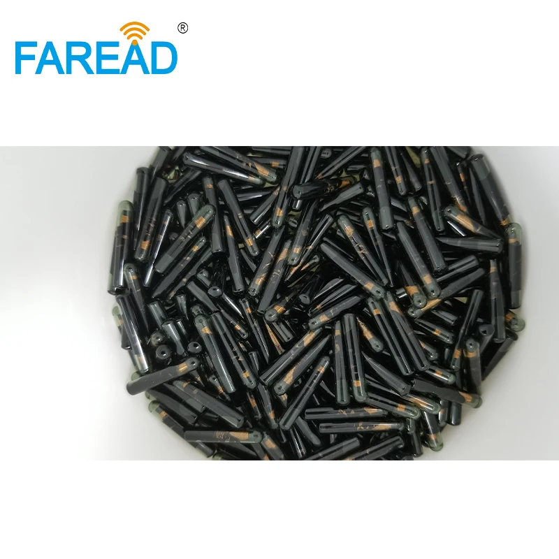 

X100pcs стеклянная бирка большого размера микрочип HDX BDE 4*22/3.85*22,5 мм чипы RFID 125 кГц