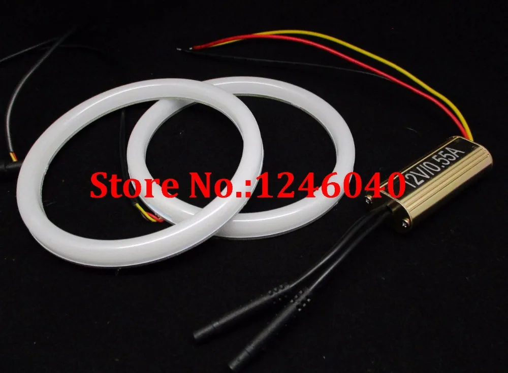 Комплект светодиодных кольцевых огней ангельские глаза 2 шт. двухцветные белые и