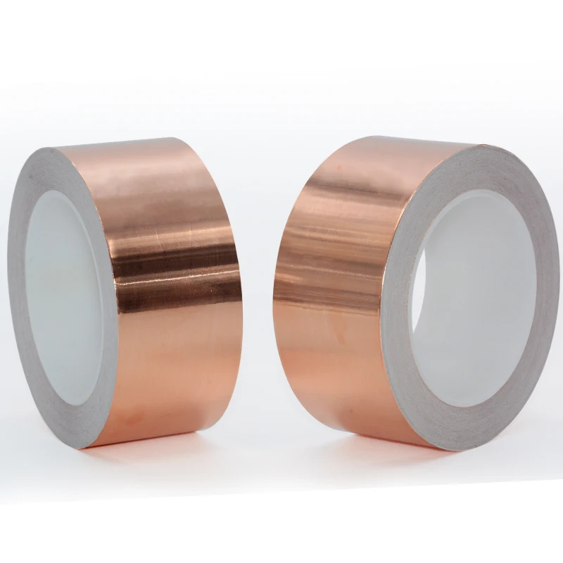 Single-conductor copper foil conductive sticker single-sided self-adhesive tape education use 25 meter | Канцтовары для офиса и