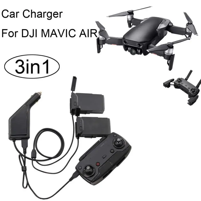 Высококачественное 3 в 1 автомобильное зарядное устройство адаптер для DJI Mavic Air