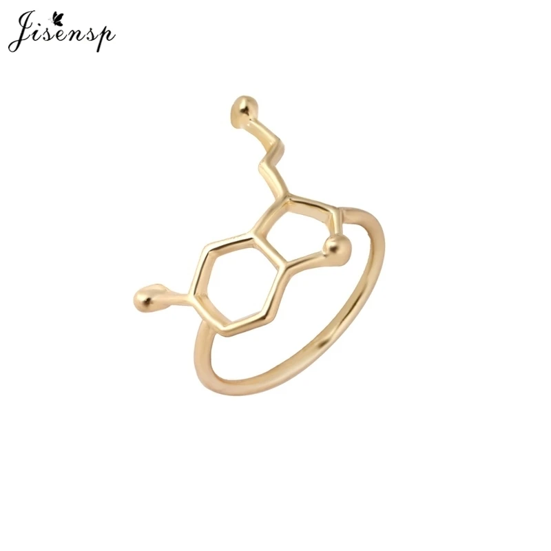 Jisensp новые модные рандомные кольца дружбы счастья любые молекулы для женщин