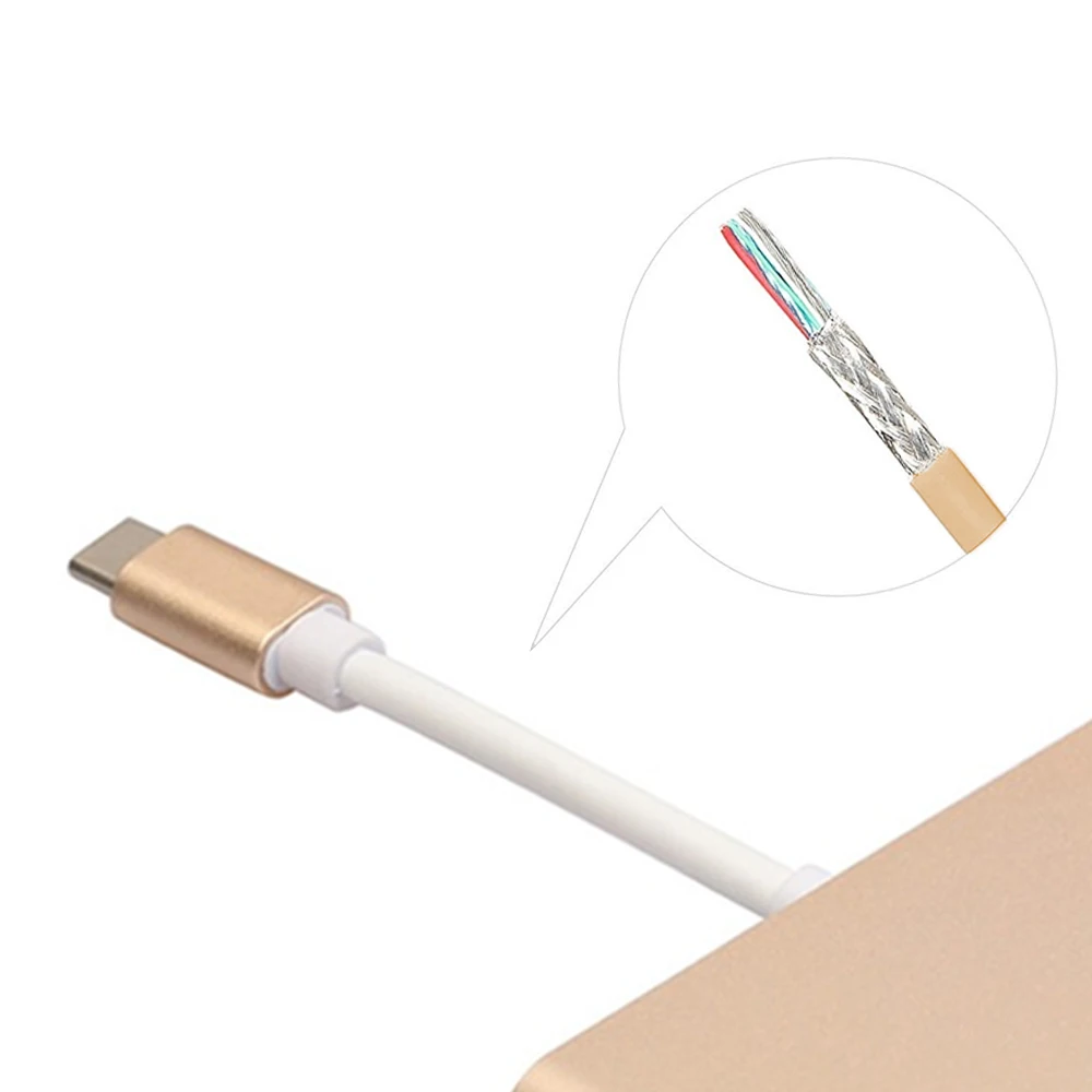 VONETS 4 в 1 несколько Тип C USB 3 0 USB2.0 Порты и разъёмы зарядки преобразователь