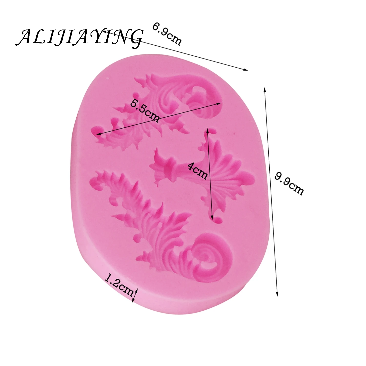 Flower cake border Silicone Mould Cake Decoration Tools Baking chocolate Fondant Molds DIY Arts Crafts Clay D1402 | Дом и сад