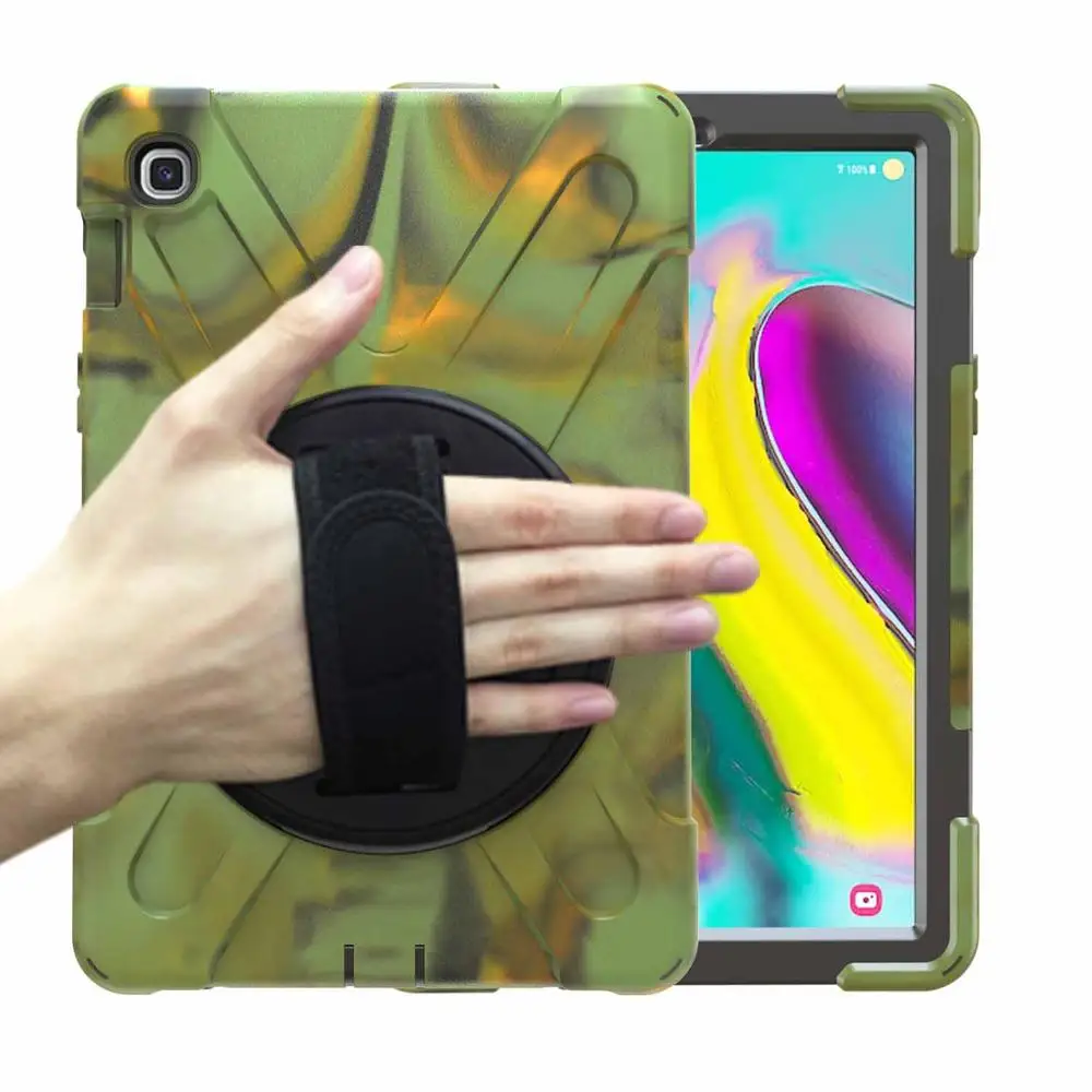 7 Чехол для samsung Galaxy Tab S5E 10,5 SM-T720 SM-T725 360 Heavy Duty ремешок наплечный ремень для детей прочный защитный чехол - Цвет: 7