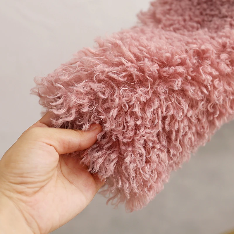 Милая розовая плюшевая куртка из искусственного меха пальто женские зимние