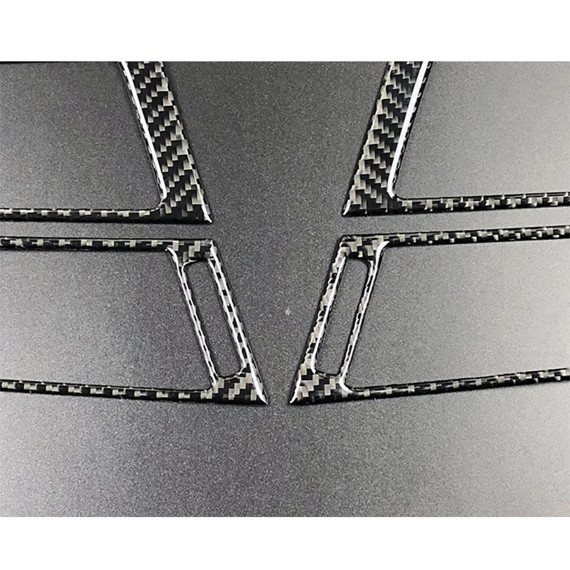 

Carbon Fiber Car Air Outlet Air Conditioning Vent Frame Cover Trim For BMW X5 E70 08-13 X6 E71 09-16 Car Interior Stickers