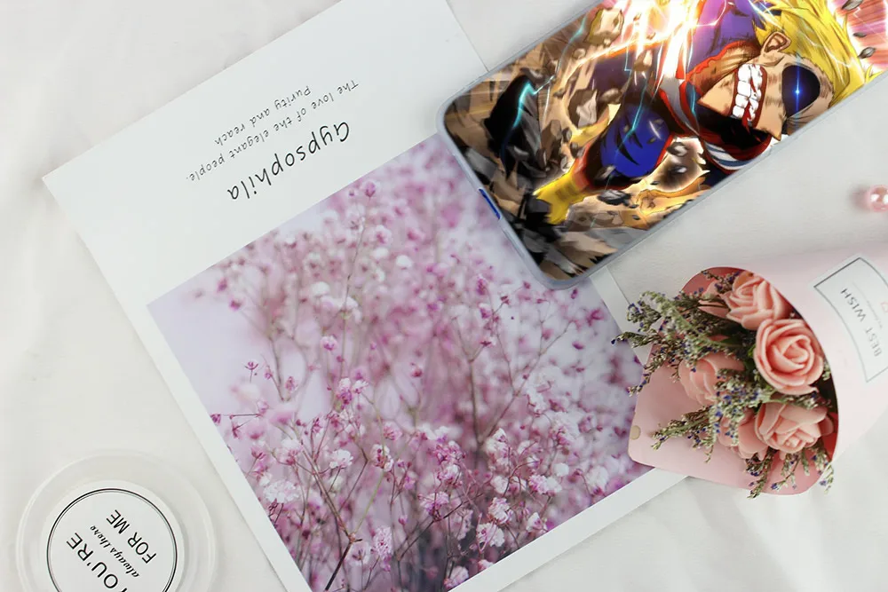 Мой герой Академии аниме мягкий чехол для телефона с изображением цветов Xiaomi 9 8 A2