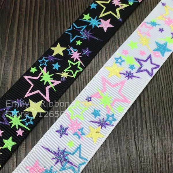 Бесплатная доставка блестящая цветная лента с принтом корсажная Блестящая ткань