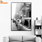 COLORFULBOY лама в Нью-Йорк, винтажные плакаты и принты, настенная живопись на холсте, настенные картины для гостиной