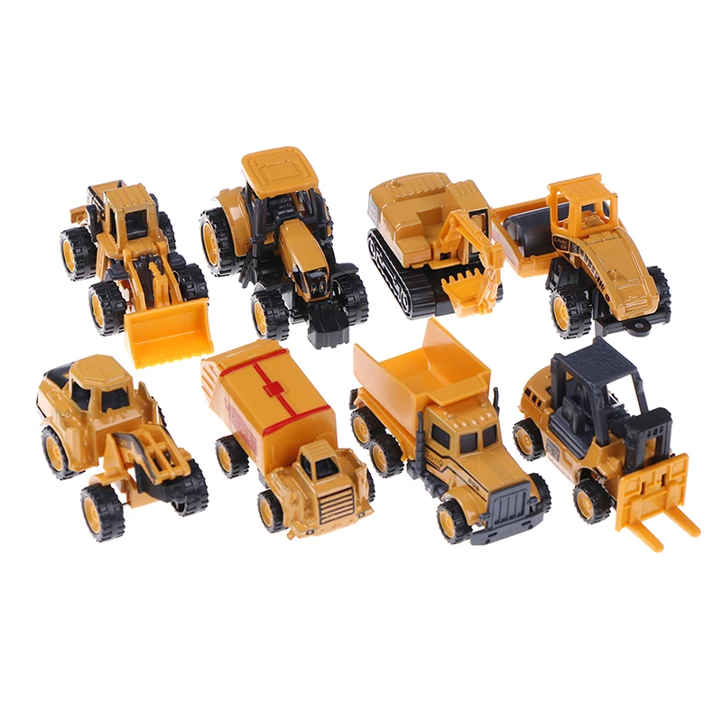 

Мини-трактор инженерный из сплава, игрушечный самосвал, Классическая модель автомобиля, обучающие игрушки для мальчиков, подарок для детей,...