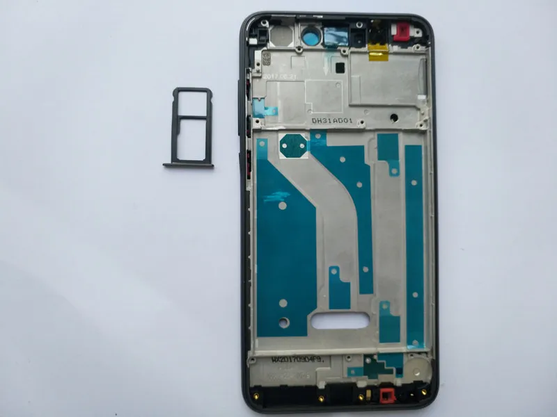 Новый держатель ЖКД Экран на переднюю раму sim карты слот для Huawei Honor 8 Lite/P8 Lite 2017