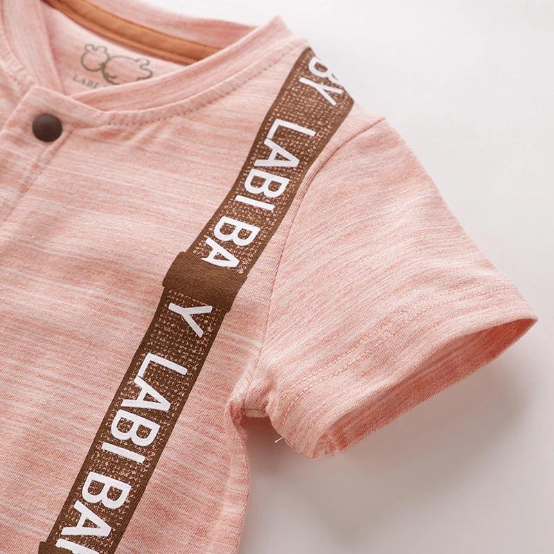 LABIBABY/комбинезон для маленьких мальчиков хлопковый летний новорожденный