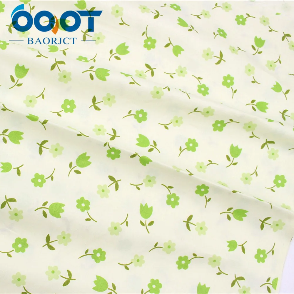 OOOT BAORJCT 176263 50 x160cm/pcs flower cotton fabric home textile tilde quilt patchwork clothing dress embroidery Bedding | Дом и сад
